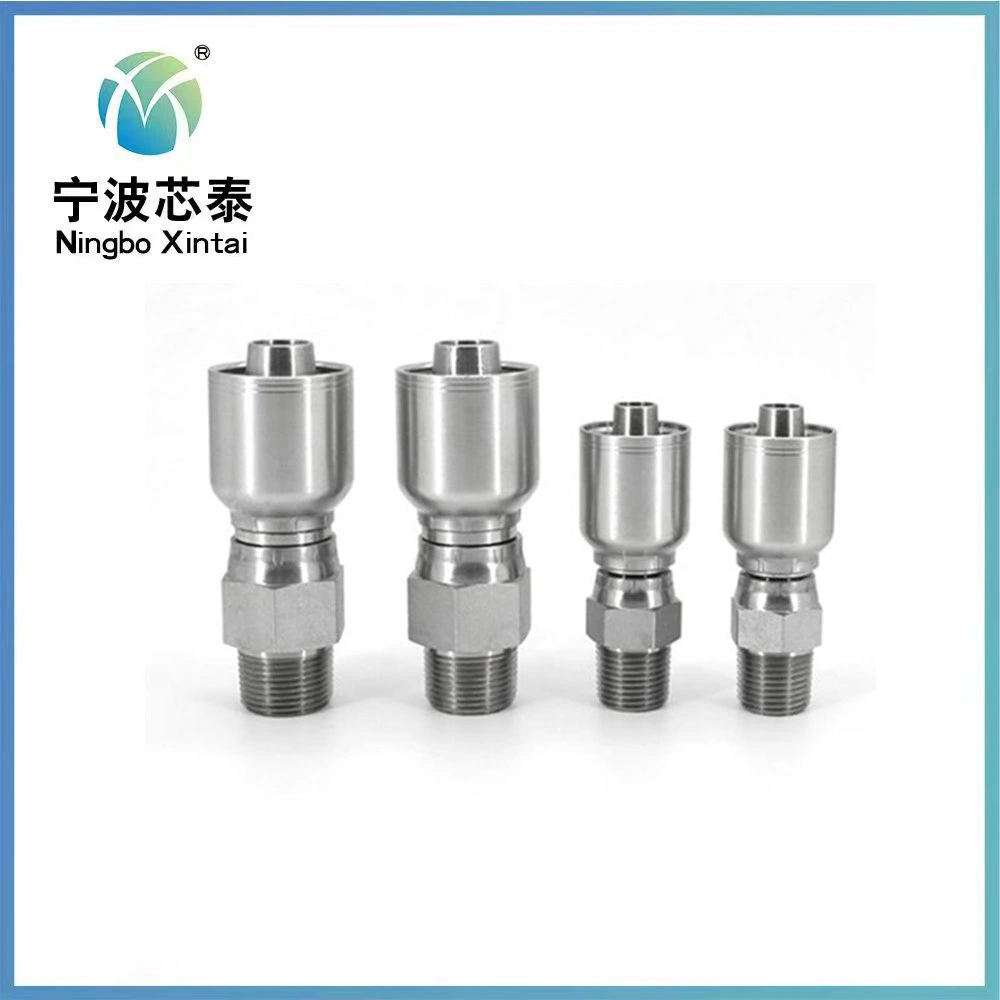 China Supplier OEM ODM Parker Parkrimp and Reuseable Hose End Carton/Stainless Steel Cross Tee Swivel Hydraulic Tube Crimp Fittings Custom