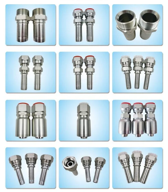 Stainless Carbon Steel Metric Ferrule Fittings Hydraulic Rubber Hose Fitting