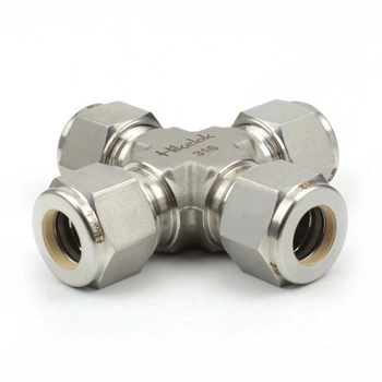 Stainless Steel Double Ferrules Tube Fittings Compression Tube Fitting Male Connector