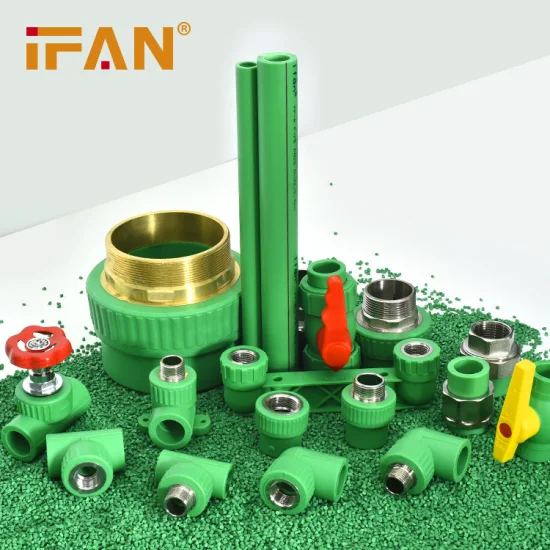 Ifan Hot Sell Pn12.5-Pn25 Tube Connectors Customized Plastic PPR Pipes and Fittings