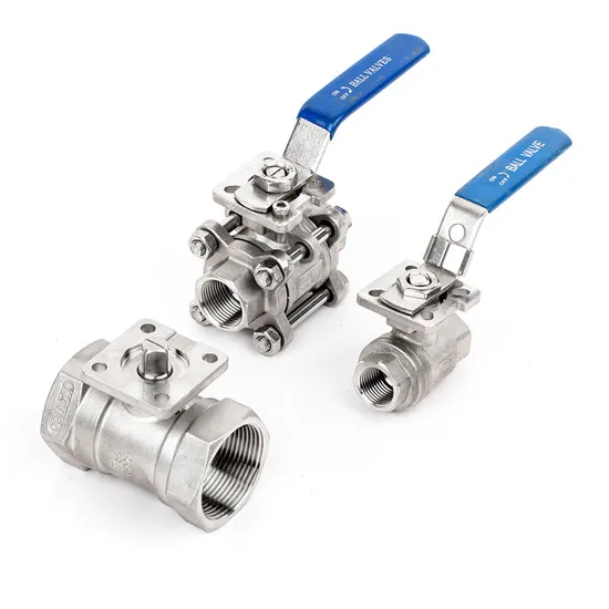 1000 Wog 2PC 3PC Stainless Steel 2205 304 316 CF8 CF8m Socket Weld NPT Bsp BSPP BSPT Female Thread Screwed Full Bore Butt Weld Industrial Threaded Ball Valve