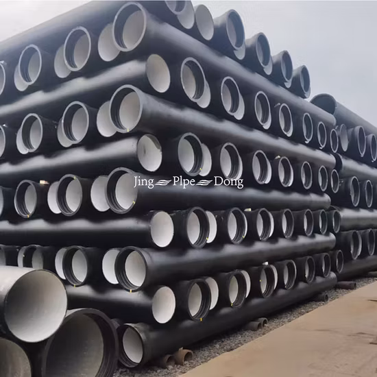 ISO2531 En545 En598 Municipal Water Supply Cast Iron Pipe K9 K7 K8 DN80 DN100 DN800 C30 C25 C40 Ductile Iron Pipe Fitting Price