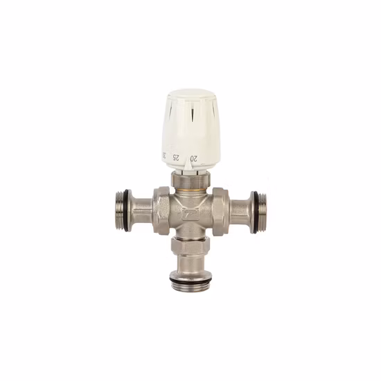 Hot Selling Brass Liner Manifold with Ball Valve Black Handle